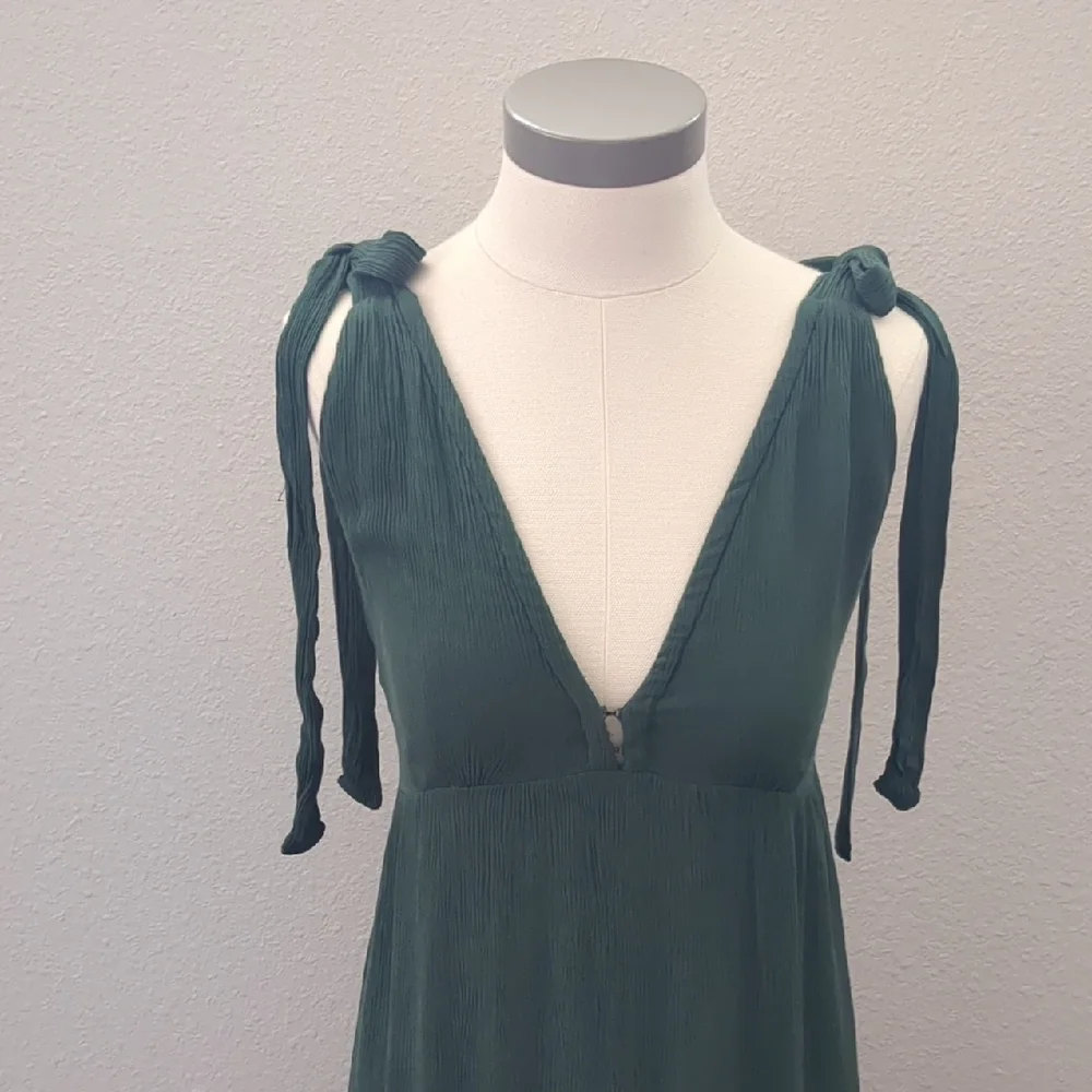 Abercrombie & Fitch Forest Green Maxi Dress
